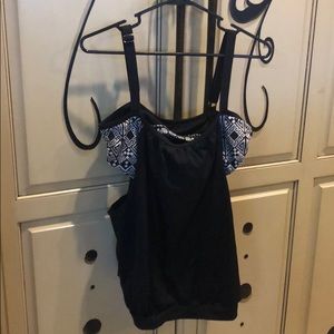 Alex Marie Tribal Print Double up tankini